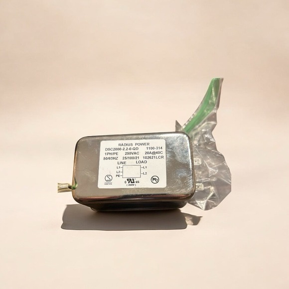 Radius Power‎ DSC2000 EMI Filter 250V 20A for Peloton Tread 1100-314
